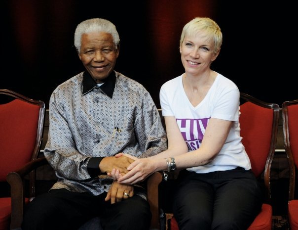 Edinburgh Award winners Nelson Mandela & Eurythmics singer Annie Lennox