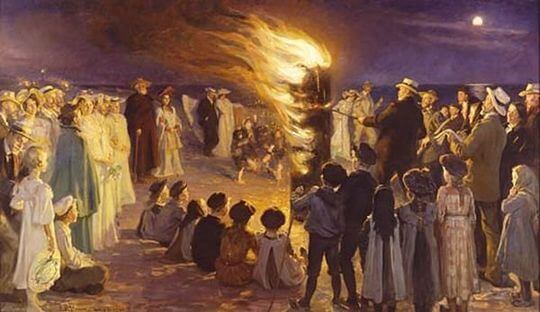 George Mackenzie's witch burnings on a beach
