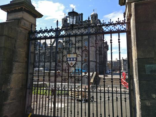The gates of George Heriots School