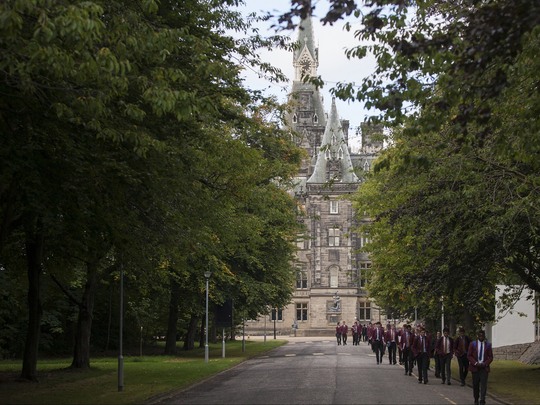 Gothic Fettes College defines Harry Potter's Hogwart-ian style