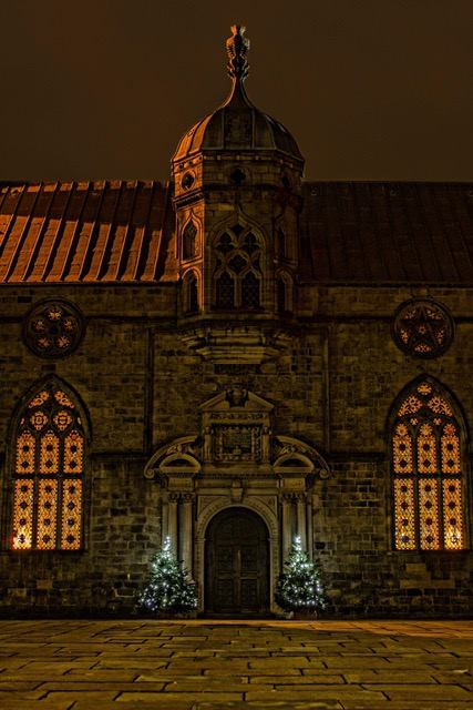 George Hogwarts Heriots school chapel, where Harry Potter says prayers