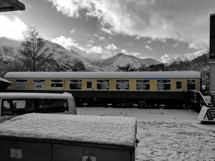 Glenfinnan station dining carriage