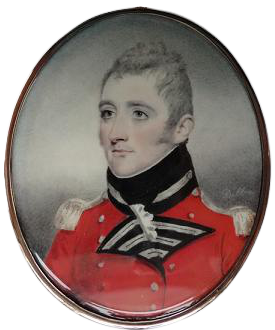 Locket showing General Henry James Riddell, Thomas Riddell’s son