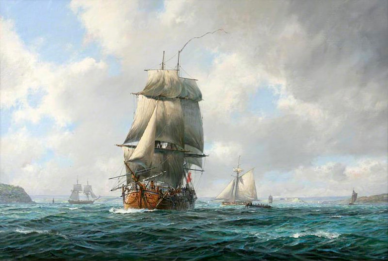 Captain James Cooke’s ship Endeavour