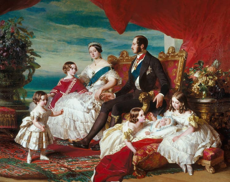Painting of Queen Victoria with Prince Albert & children