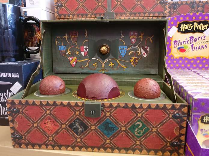 Quidditch balls in Mutts Nuts Victoria Street Edinburgh