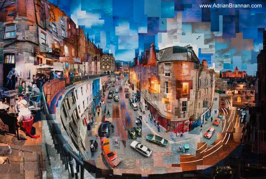 Winding Victoria Street Edinburgh boasts many Harry Potter shops