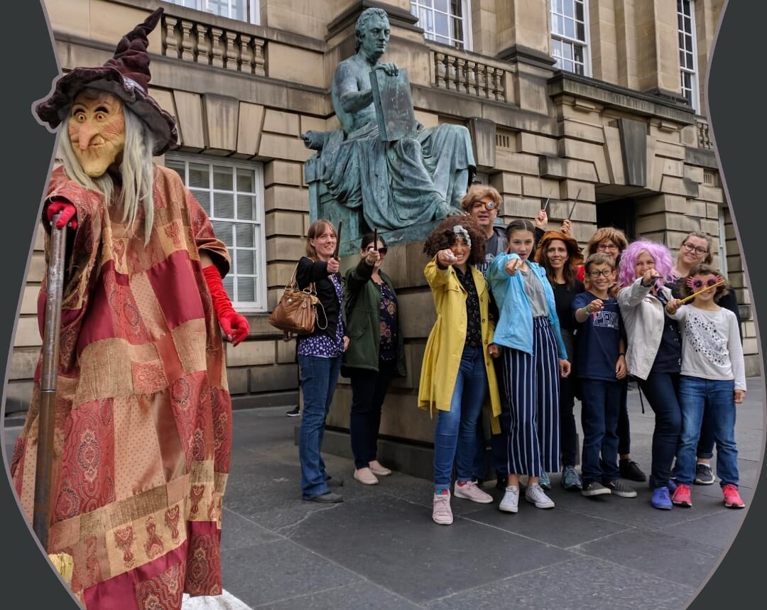 A Harry Potter tour & witch on Edinburgh's Royal Mile