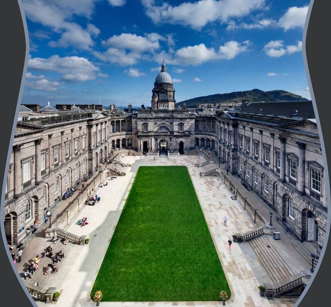 Edinburgh university's Old College, JK Rowling graduated from this university while writing Harry Potter