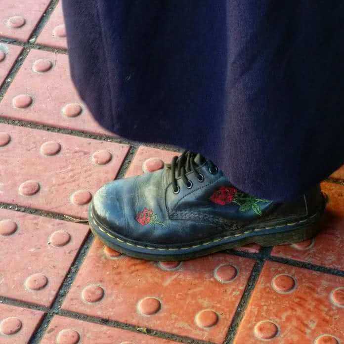 Harry Potter tour guide's shoes